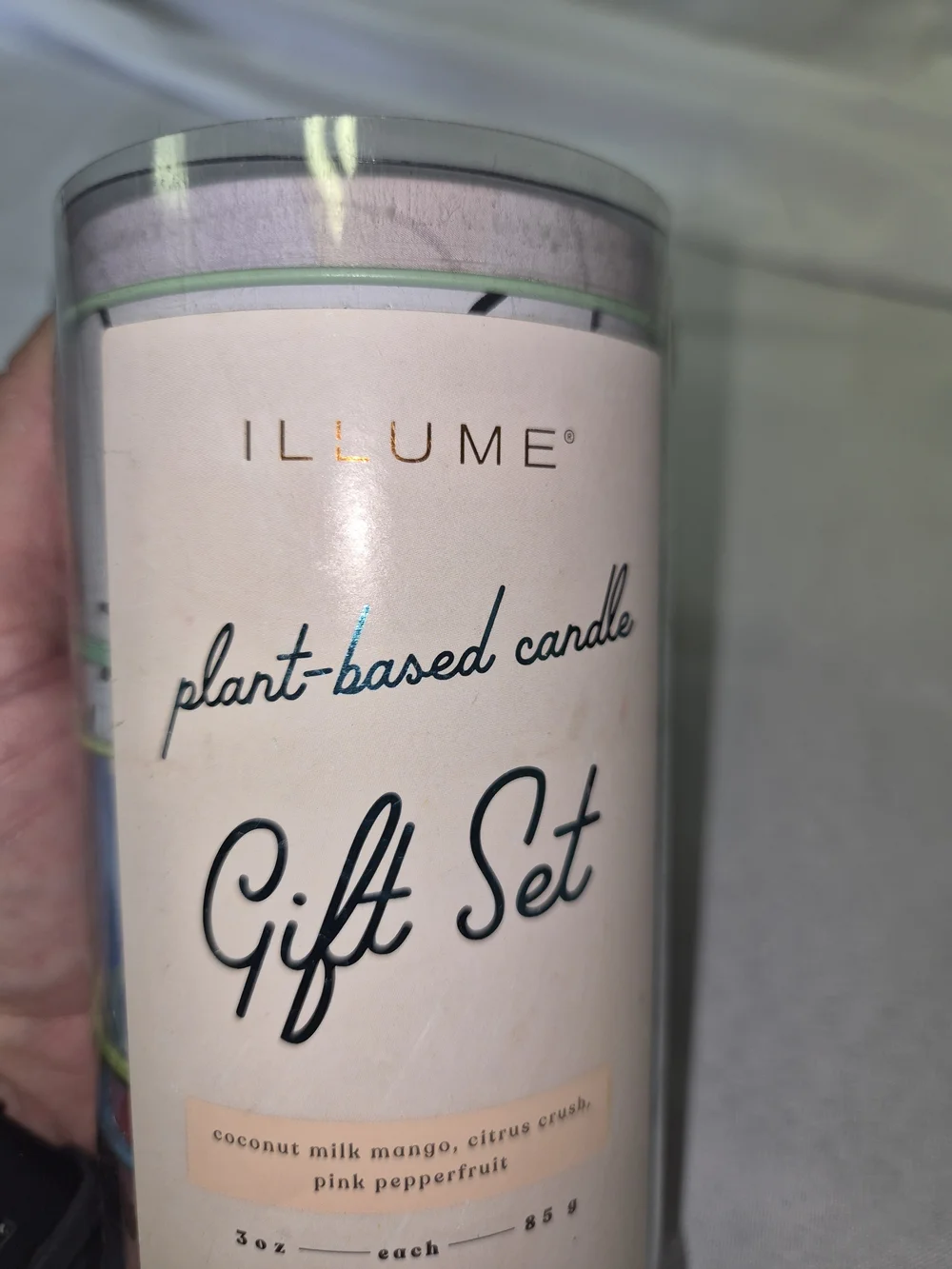 ILLUME Plant-Based Candle Gift Set - Pastel Purple & Teal